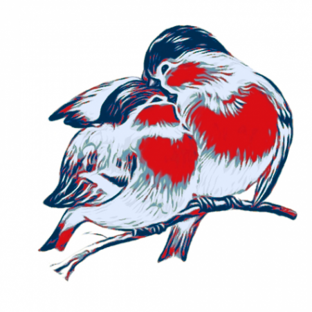 Логотип компании Красные снегири
